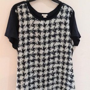 J. Crew Women’s Blouse Navy/White